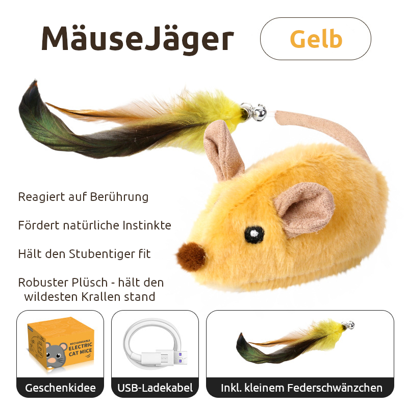 MäuseJäger – Interaktives Katzenspielzeug mit Jagdsimulation