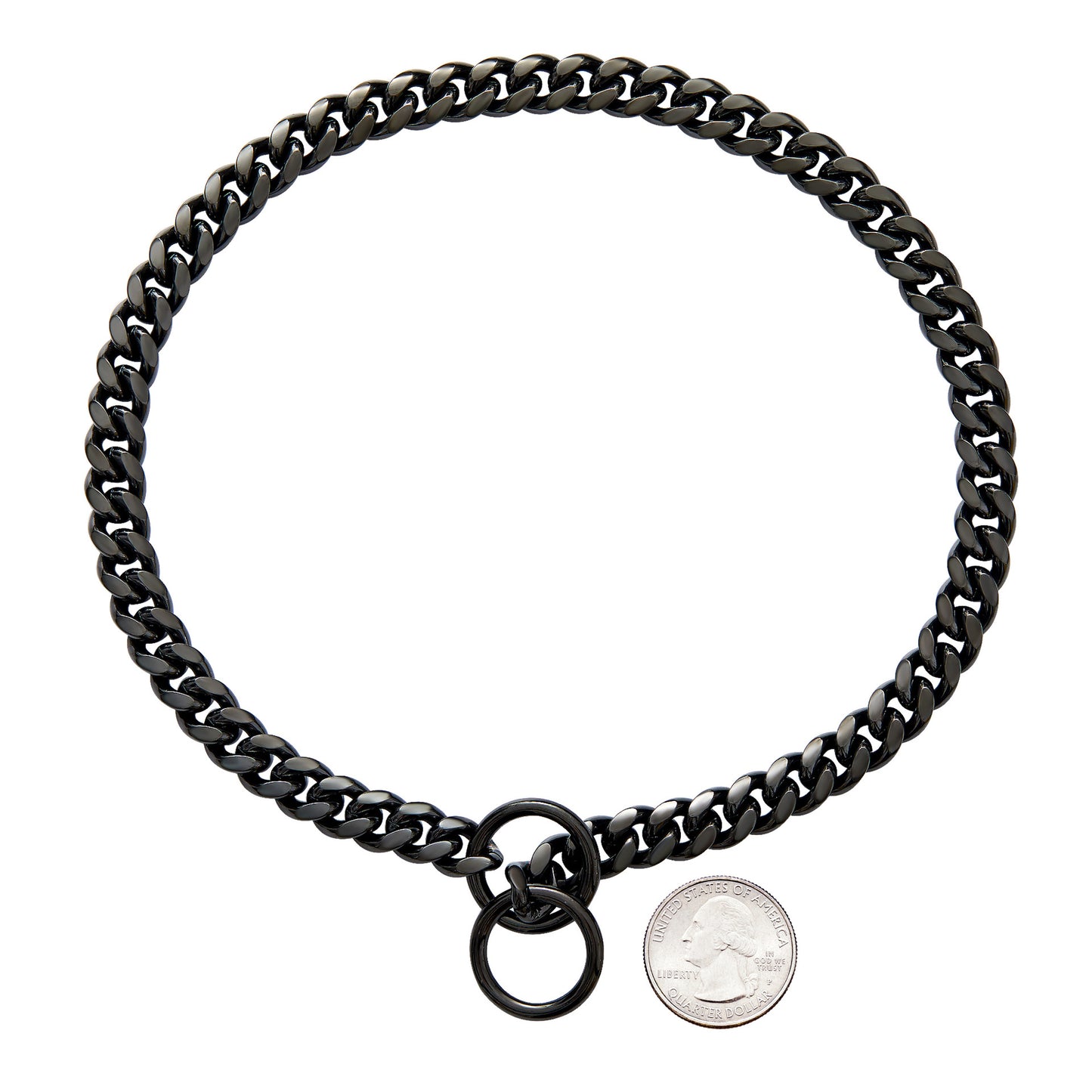 Hundehalsband im Ketten Design - BlingHalsband