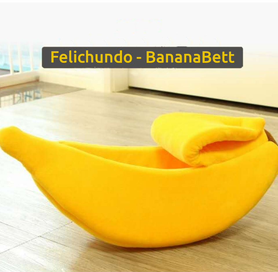 Katzenbett in Bananenform - BananaBett