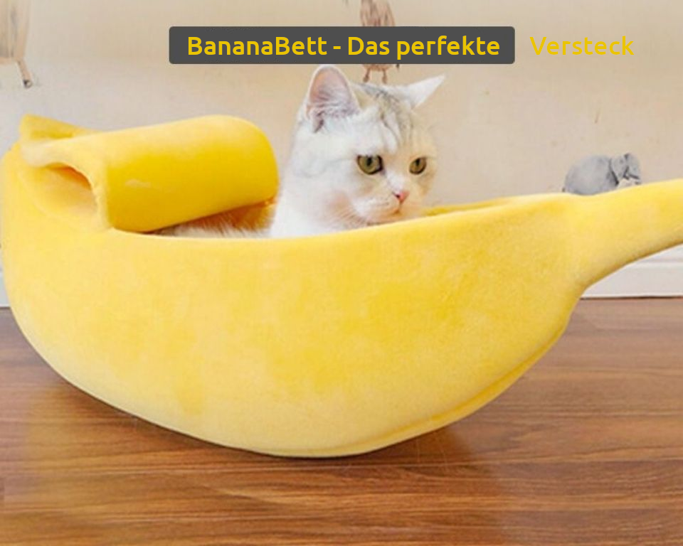 Katzenbett in Bananenform - BananaBett