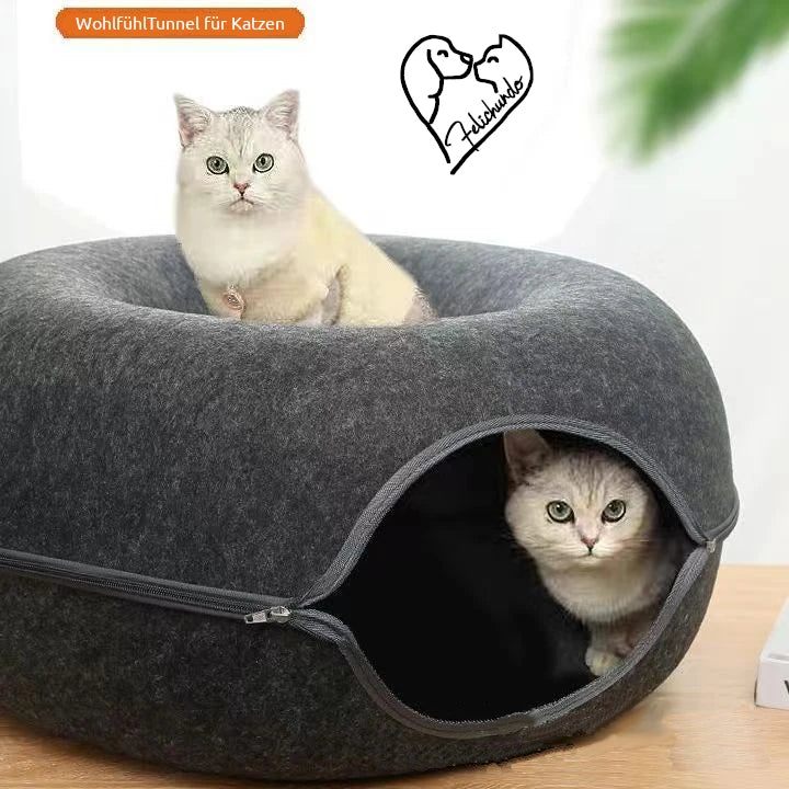 WohlfühlTunnel für Katzen – Der gemütliche Rückzugsort für deinen Stubentiger