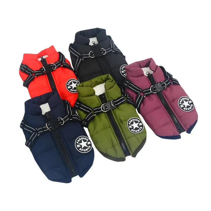 Wetterfeste Hundejacke – Robuste und wasserdichte Jacke für Hunde bei Regen, Schnee und Wind