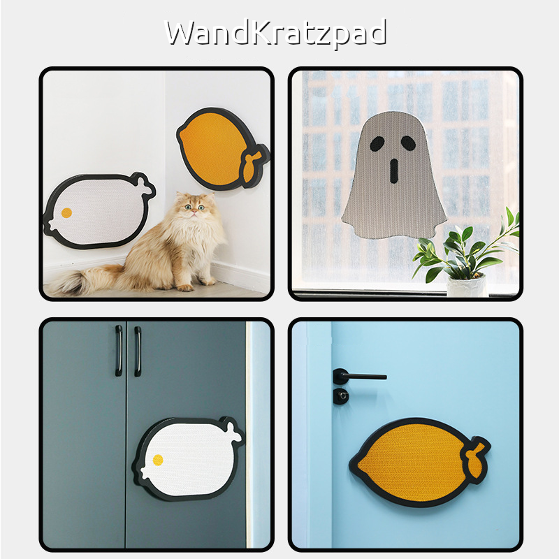 WandKratzpad – Die stylische Kratzgelegenheit für deine Katze, die Möbel schützt