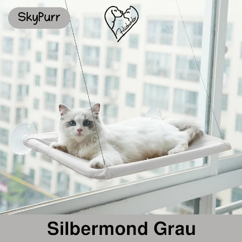 SkyPurr – Die Fenster-Hängematte für das ultimative Katzenvergnügen