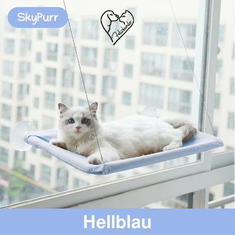 SkyPurr – Die Fenster-Hängematte für das ultimative Katzenvergnügen