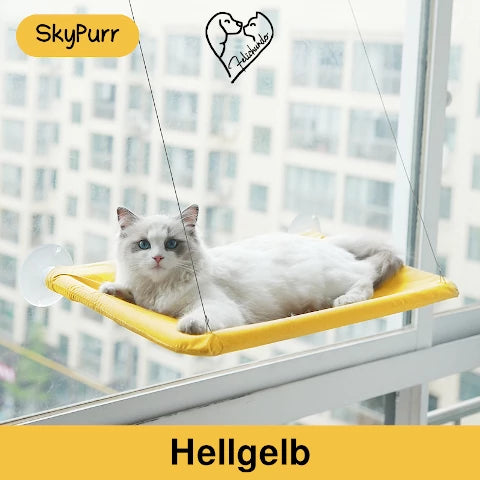 SkyPurr – Die Fenster-Hängematte für das ultimative Katzenvergnügen