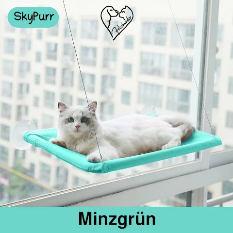 SkyPurr – Die Fenster-Hängematte für das ultimative Katzenvergnügen