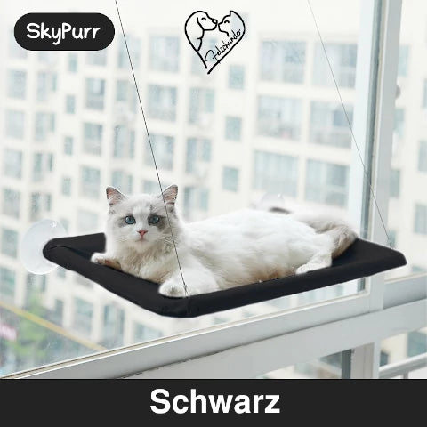 SkyPurr – Die Fenster-Hängematte für das ultimative Katzenvergnügen